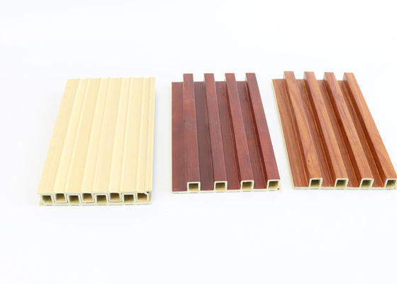 Painel de parede interior 160mm da grão de madeira WPC para a decoração