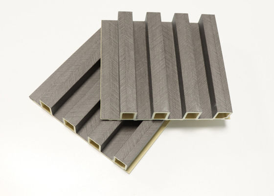 Painel de parede interior 160mm da grão de madeira WPC para a decoração