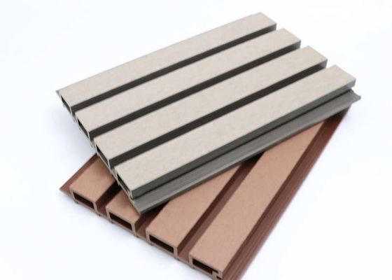 Painéis de parede compostos plásticos de madeira exteriores do exterior do revestimento da decoração do painel de parede 26mm