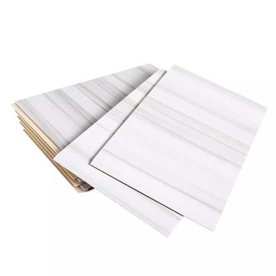 Painel de parede branco puro do teto do PVC de Matte White do painel do PVC da placa estratificada do teto do PVC