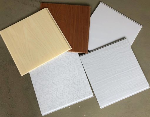 Painel de parede branco puro do teto do PVC de Matte White do painel do PVC da placa estratificada do teto do PVC