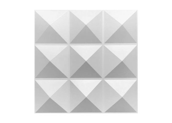 Ouro de brilho decorativo interior impermeável Diamond Design dos painéis de parede 3D 1mm do PVC