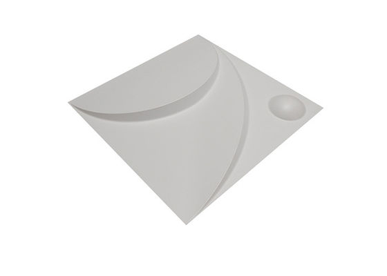 Ouro de brilho decorativo interior impermeável Diamond Design dos painéis de parede 3D 1mm do PVC