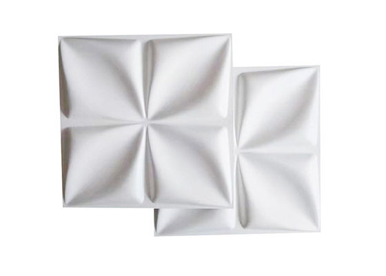 Painéis de parede 3D decorativos impermeáveis 19.7x19.7inch da prevenção de incêndios