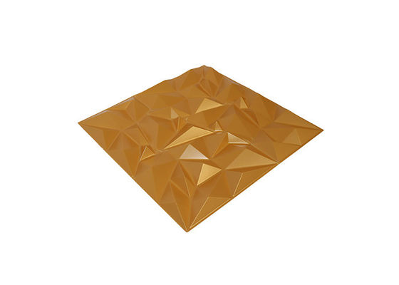 Painéis de parede 3D decorativos impermeáveis 19.7x19.7inch da prevenção de incêndios