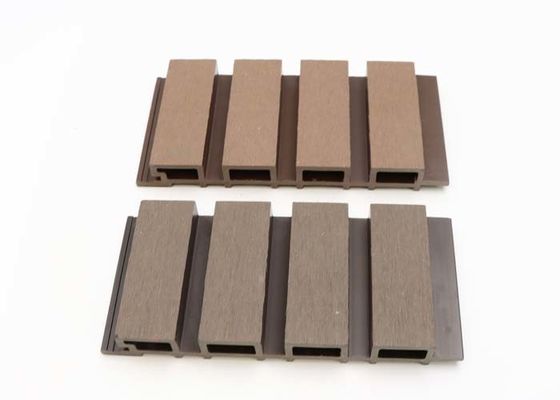 Material exterior da decoração do revestimento múltiplo da parede do HDPE 219x26mm WPC das cores