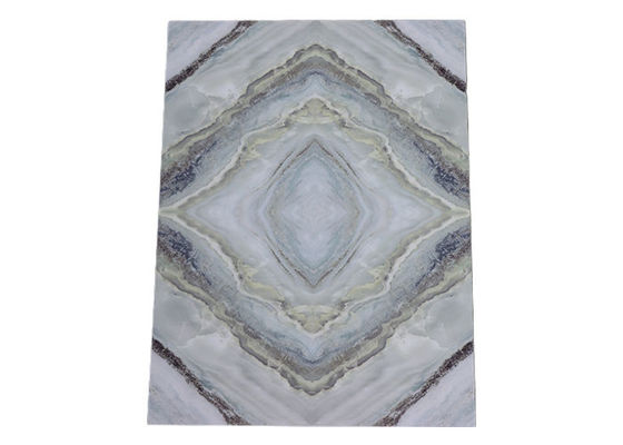 painéis plásticos decorativos de 1.22x2.8mx3mm para impermeável lustroso alto luxuoso das paredes