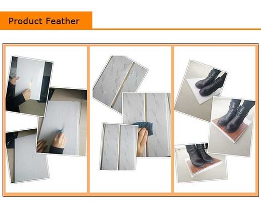 Material de construção decorativo interior do banheiro da casa da parede de alto brilho do painel do PVC do teto
