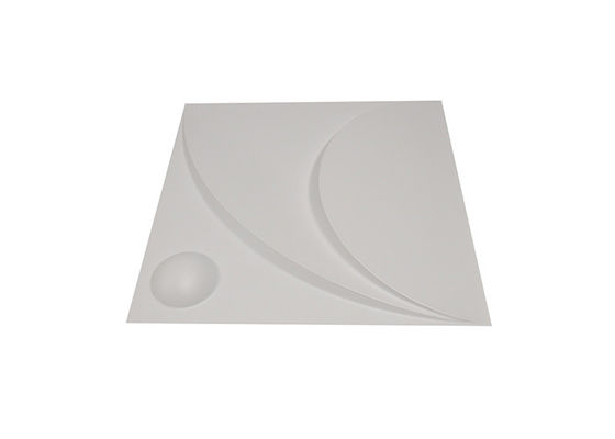 Painel de parede 3D interior decorativo da casa impermeável da resina do PVC para paredes