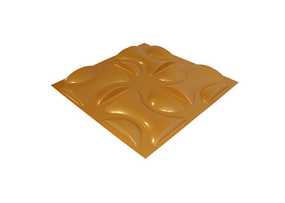 Painel de parede 3D interior decorativo da casa impermeável da resina do PVC para paredes