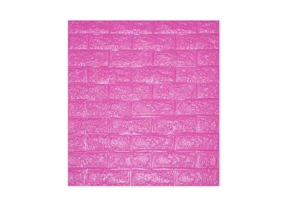 papel de parede autoadesivo do papel de parede da espuma do PE 3D para a decoração da casa