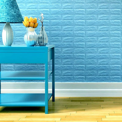papel de parede autoadesivo do papel de parede da espuma do PE 3D para a decoração da casa