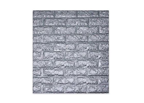 Rolo decorativo da etiqueta da parede da espuma do tijolo autoadesivo da espuma 3D para a decoração da sala de visitas