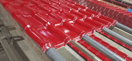 Asa Synthetic Resin Roof Tiles corrugou o telhado da telha do PVC telha folhas telhando plásticas de UPVC