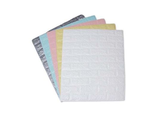 Tijolo impermeável 77cm do papel de parede do papel de parede 3D da espuma do PE de DIY Art Decor Interior