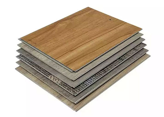 Vinil natural impermeável SPC do PVC do núcleo da grão que pavimenta 3mm 4mm 5mm 8mm