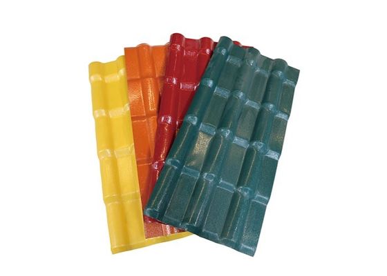 A telha de telhado do PVC da resina plástica fácil instala telhas de telhado para a decoração do telhado da fábrica