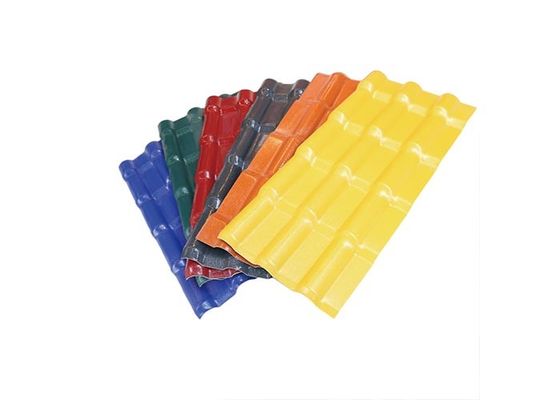 A telha de telhado do PVC da resina plástica fácil instala telhas de telhado para a decoração do telhado da fábrica