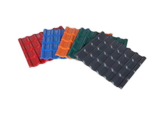 A telha de telhado do PVC do ASA APVC UPVC corrugou folhas telhando plásticas