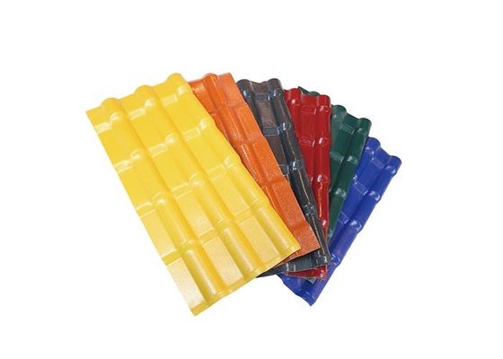 A telha de telhado do PVC do ASA APVC UPVC corrugou folhas telhando plásticas