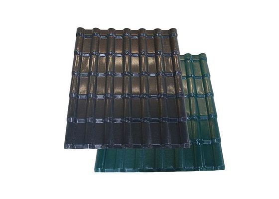 A telha de telhado do PVC do ASA APVC UPVC corrugou folhas telhando plásticas