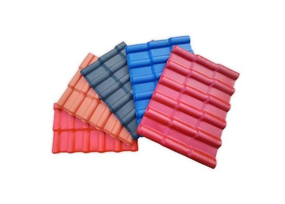 Decoração exterior à prova de fogo da telha composta plástica do PVC Red Roof