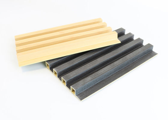 composto de madeira acanelado do painel de parede de 160*24*2900mm Wpc impermeável para a decoração interior