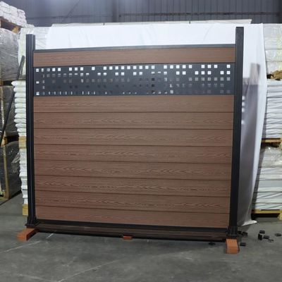 Wpc composto plástico de madeira cerca a umidade exterior de Panel Home Garden - prova