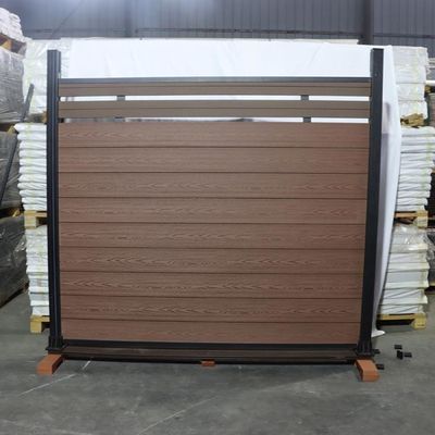 A cerca impermeável Board Fast Install de Wpc clica o sistema para exterior