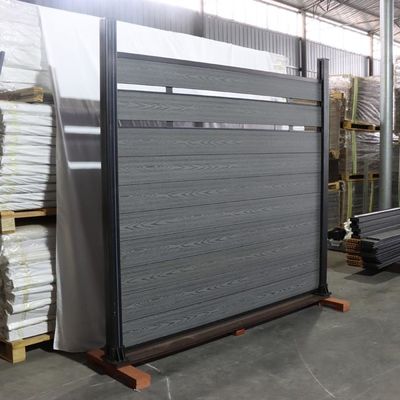 A cerca impermeável Board Fast Install de Wpc clica o sistema para exterior