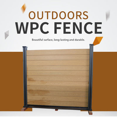 Painéis de vedação de WPC resistentes ao fogo duráveis para o exterior Facil de instalar