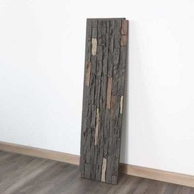 Falso de pedra do painel do plutônio da laje grossa fácil instalar para a decoração 120 * 60cm da parede 3cm