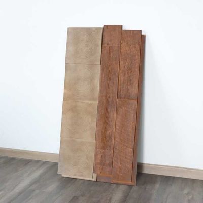 Falso de pedra do painel do plutônio da laje grossa fácil instalar para a decoração 120 * 60cm da parede 3cm