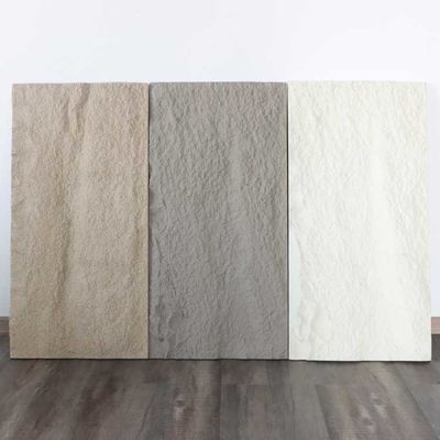 Parede de pedra 1200 * 600mm decorativos do painel um do falso luxuoso do plutônio 100mm