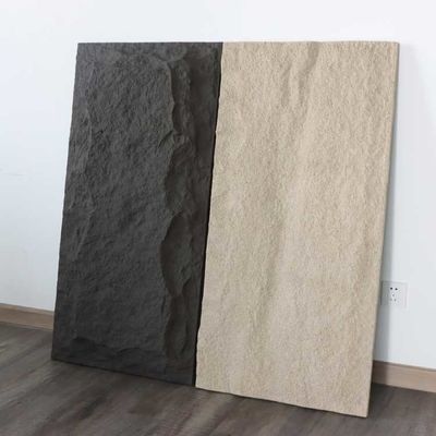 Peso leve de pedra 120 * 60cm do falso da parede do painel do plutônio do poliuretano