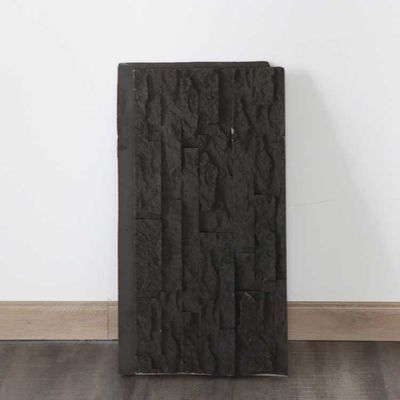 Painel cultural Grey Simulation Polyurethane escuro 120 * 60cm da pedra do plutônio da decoração da casa