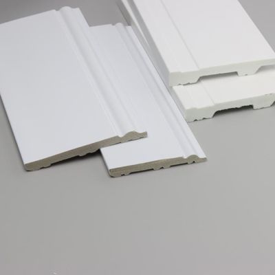 Rodapé branco 2.9m do poliestireno da placa de contorno da parede do OEM picosegundo