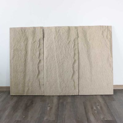 Painel de parede de revestimento de textura de pedra 1,2 m de espuma leve cultura de plutônio falso