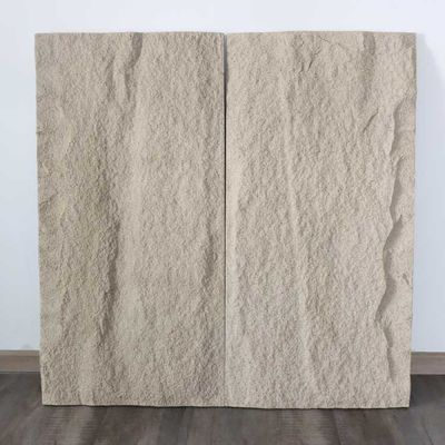 Parede de painel de pedra de poliuretano PU leve artificial falso 1200 * 600 mm