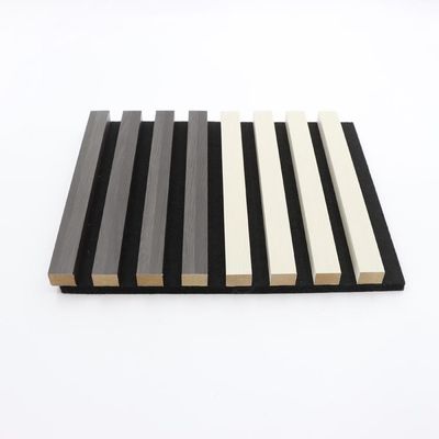 MDF absorvente de som acústico de parede de madeira painel de ardósia