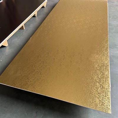 Bamboo Carvão de madeira Veneer Painel de parede revestimento UV placa de metal WPC