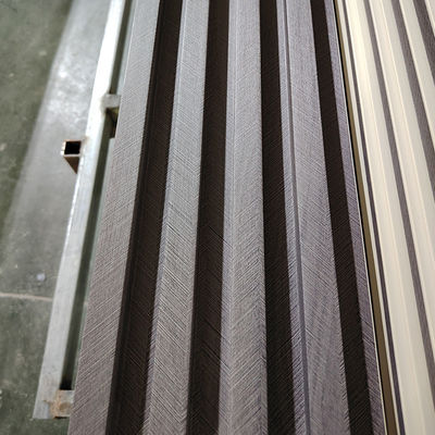 Design de grãos de madeira Wpc painel de parede decoração de interiores 160 * 24