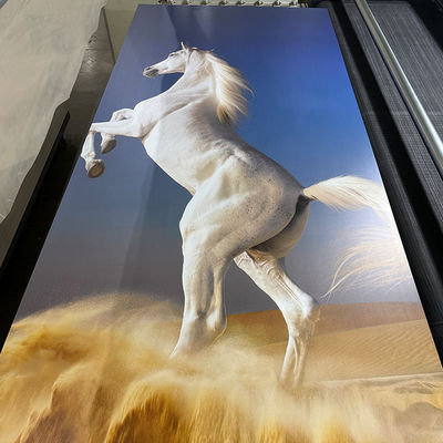 4*8 Ft UV PVC folha de mármore impermeável estampagem a quente / 3D impressos painéis interiores placas UV
