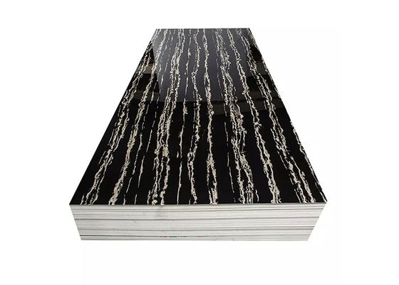 folha de mármore UV do PVC 4x8 de 3mm para a decoração interna da parede