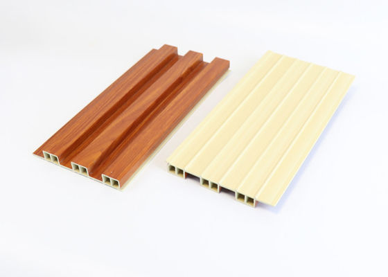 Painel de parede interior 160mm da grão de madeira WPC para a decoração