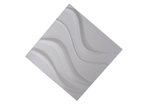 Forma decorativa do PVC Flexilble Squre dos painéis de parede 3d da espessura 1mm