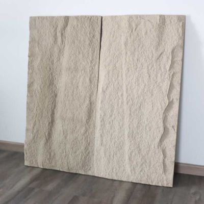 Painel cultural Grey Simulation Polyurethane escuro 120 * 60cm da pedra do plutônio da decoração da casa