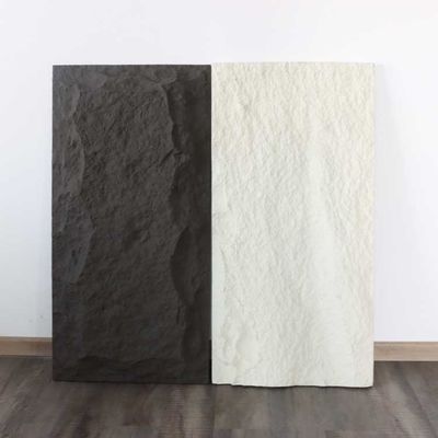 Painel de parede de revestimento de textura de pedra 1,2 m de espuma leve cultura de plutônio falso