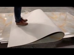 Painel de fundo de parede para decoração de interiores Revestimento UV Chapa de mármore PVC