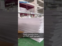 Material de construção decorativo interior do banheiro da casa da parede de alto brilho do painel do PVC do teto